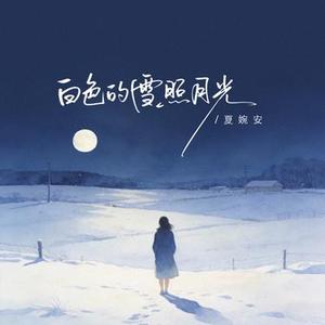 白色的雪照月光