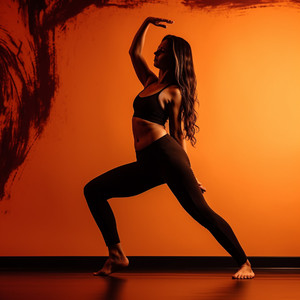 Chimenea Cálida Para La Calma Del Yoga