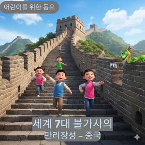 세계 7대 불가사의 | 만리장성 – 중국 | 어린이를 위한 동요