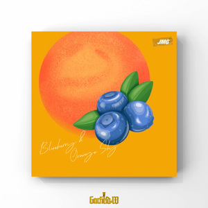 Blueberry and Orange Sky