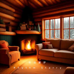 冬日暖炉