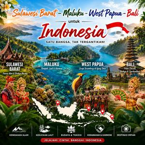 Papua bagian dari wilayah paling timur Indonesia