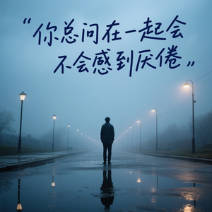 你总问在⼀起会不会感到厌倦