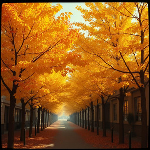 深まる秋の彼方に