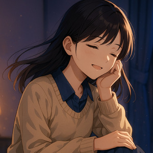 笑ってから寝よう