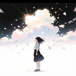 空に溶ける光のカケラ