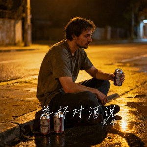 举杯对酒说