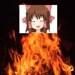 在篝火旁跳舞的温暖神社