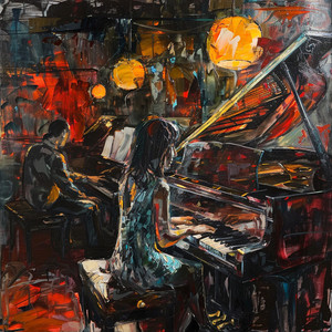 Flujo Rítmico De Jazz Del Salón