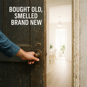 中古物件を買ったのに、新築の匂いがした