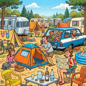 Le Camping des Flots Bleus