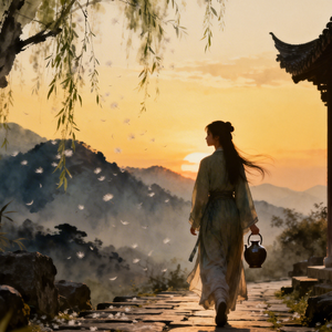 我向春风借一壶酒