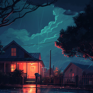 Serenidad Meditativa De La Gotita De Lluvia