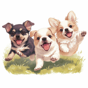 しっぽフリフリ~子犬の運動会日和~