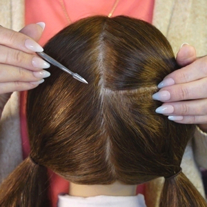 Scalp Massage with Massage Tools