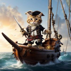 Piratecat! | Funny happy songs!