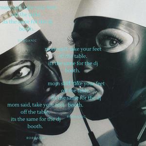 mom said take your feet off the table