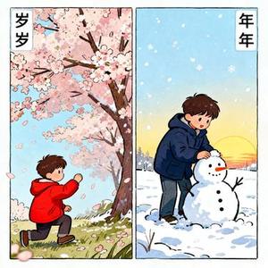 屏幕两端的岁岁年年