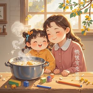 暖光里的小团圆