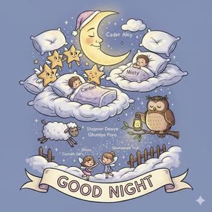 চাঁদের আলোয় মিষ্টি শুভ রাত্রি স্বপ্নের ঢেউয়ে ঘুমিয়ে পড়ো ঘুমপাড়ানি তারা গুড নাইট Cader Aloy Misty Shuvo Ratri Shopner Dewye Ghumiye Poro Ghumparani Tara Good Night