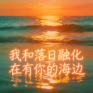 我和落日融化在有你的海边