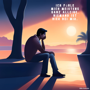 Ich Fühle Mich Meistens Ganz Alleine. Niemand Ist Hier Bei Mir.