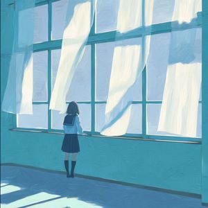 在走廊撞见昨天