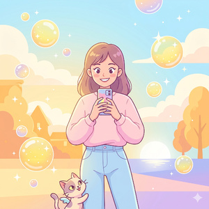 Moon Makes Everything Cute