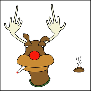 Rudolph the Reindeer (Shit On My Lawn)