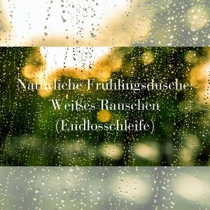 Blütentanz im Regen: Weißes Rauschen (Endlosschleife)