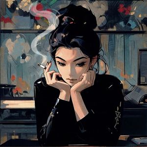 Her cigarettes