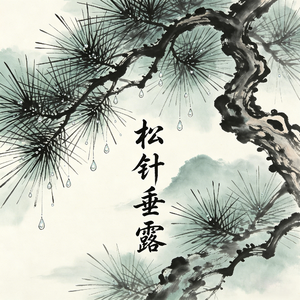 松针垂露