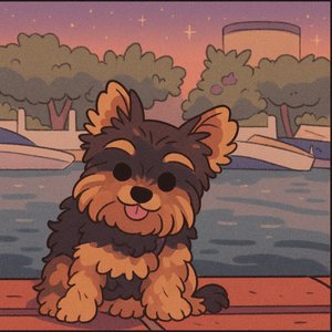 Warm Hallway Pup צג