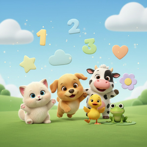 Count with Cute Animals