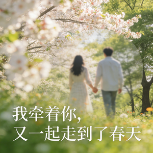 我牵着你，又一起走到了春天