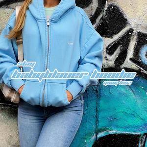 Babyblauer Hoodie