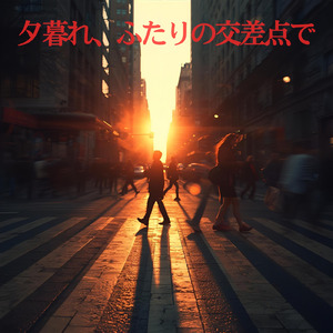 夕暮れ、ふたりの交差点で