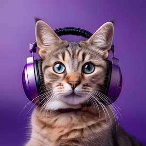 Una Pata Suave Bajo La Luz De La Luna