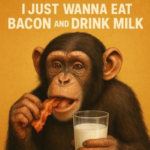 I just want to eat bacon and drink milk