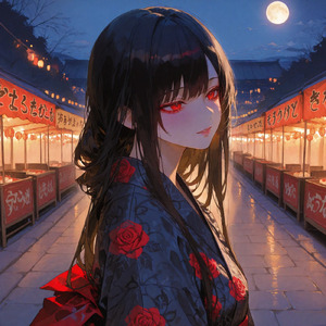 星月夜の祭り