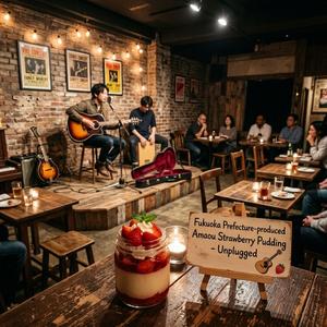 福岡県産　あまおう苺のプリン　アンプラグド