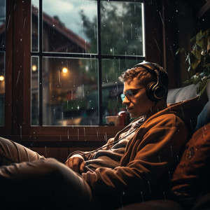 Melodías Para Productividad En El Flujo Con Gotas De Lluvia