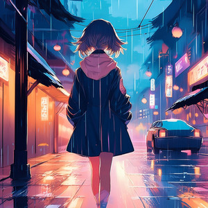 雨の足音が聴こえる