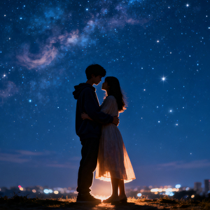 星空下的恋人