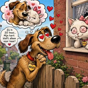 Verliefd op de poes