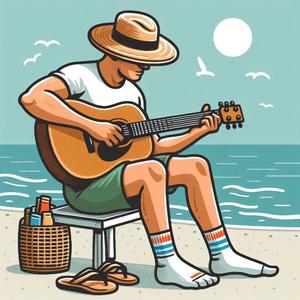 Socken und Sandalen