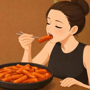 약국에서 산 떡볶