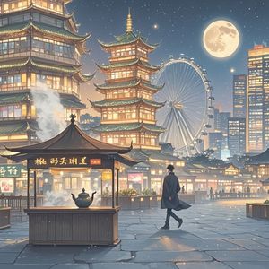 夏夜梦幻漫步