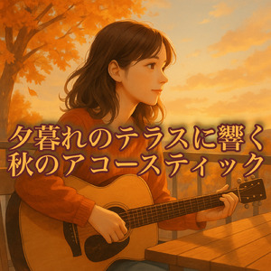 ギターが奏でる秋のレシピ カフェの風景