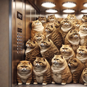 おデブとエレベーター